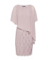 SWING Rochie gri taupe / roz pal - Pled.ro