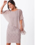 SWING Rochie gri taupe / roz pal - Pled.ro