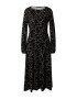 TAIFUN Rochie bej / negru / alb - Pled.ro