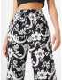 Tally Weijl Pantaloni 'Smiley' negru / alb - Pled.ro