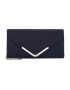 TAMARIS Clutch 'Amalia' bleumarin / argintiu - Pled.ro