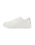 TAMARIS Sneaker low argintiu / alb / alb murdar - Pled.ro