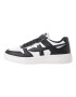 TAMARIS Sneaker low negru / alb - Pled.ro