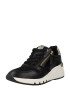 TAMARIS Sneaker low negru / argintiu - Pled.ro