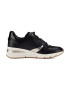 TAMARIS Sneaker low negru / argintiu - Pled.ro