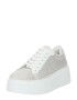 TATA Italia Sneaker low gri / argintiu / alb - Pled.ro