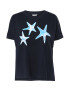 TATUUM Tricou albastru / bleumarin / alb - Pled.ro