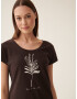 TATUUM Tricou 'ANTONIA 2' ecru / maro - Pled.ro