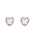 Ted Baker Cercei 'HAN: CRYSTAL HEART EARRING' argintiu - Pled.ro