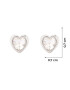 Ted Baker Cercei 'HAN: CRYSTAL HEART EARRING' argintiu - Pled.ro