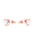 Ted Baker Cercei 'HAN: CRYSTAL HEART EARRING' auriu - roz - Pled.ro