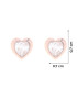 Ted Baker Cercei 'HAN: CRYSTAL HEART EARRING' auriu - roz - Pled.ro