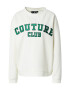 The Couture Club Bluză de molton verde iarbă / negru / alb - Pled.ro