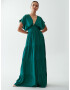 The Fated Rochie 'EZRA' verde - Pled.ro