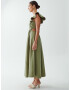 The Fated Rochie 'PARLOUR' verde - Pled.ro