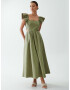 The Fated Rochie 'PARLOUR' verde - Pled.ro