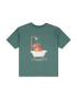 The New Tricou 'FORT' maro caramel / ocru / verde smarald / alb - Pled.ro