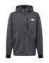 THE NORTH FACE Bluză cu fermoar sport gri metalic / negru / alb - Pled.ro