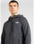 THE NORTH FACE Bluză cu fermoar sport gri metalic / negru / alb - Pled.ro