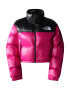 THE NORTH FACE Geacă de iarnă 'Nuptse' fucsia / negru / alb - Pled.ro