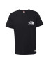 THE NORTH FACE Tricou 'Berkeley California' negru / alb - Pled.ro