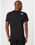 THE NORTH FACE Tricou 'Berkeley California' negru / alb - Pled.ro