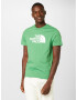 THE NORTH FACE Tricou 'Easy' verde iarbă / alb - Pled.ro