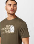 THE NORTH FACE Tricou galben deschis / grej / alb - Pled.ro