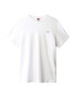 THE NORTH FACE Tricou gri argintiu / alb - Pled.ro