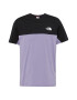 THE NORTH FACE Tricou mov liliachiu / negru / alb - Pled.ro