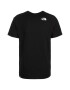 THE NORTH FACE Tricou negru / alb - Pled.ro