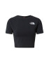 THE NORTH FACE Tricou negru / alb - Pled.ro