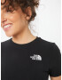 THE NORTH FACE Tricou negru / alb - Pled.ro