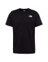 THE NORTH FACE Tricou negru / alb - Pled.ro