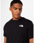 THE NORTH FACE Tricou negru / alb - Pled.ro