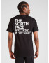 THE NORTH FACE Tricou negru / alb - Pled.ro