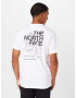 THE NORTH FACE Tricou negru / alb murdar - Pled.ro