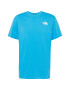 THE NORTH FACE Tricou 'Red Box' albastru porumbel / azuriu / alb - Pled.ro