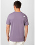 THE NORTH FACE Tricou 'RUST 2' mov pastel / alb - Pled.ro