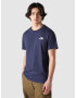 THE NORTH FACE Tricou 'Simple Dome' bleumarin / alb - Pled.ro