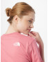 THE NORTH FACE Tricou 'SIMPLE DOME' roz pal / alb - Pled.ro