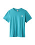 THE NORTH FACE Tricou 'Simple Dome' turcoaz / alb - Pled.ro