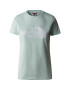 THE NORTH FACE Tricou turcoaz / alb - Pled.ro