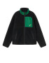 Thinking MU Jachetă fleece 'Lewis' verde / negru / alb murdar - Pled.ro