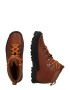 TIMBERLAND Bocanci cu șireturi 'World Hiker' ocru / maro deschis / portocaliu neon / negru - Pled.ro