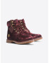 TIMBERLAND Ghete cu șireturi auriu / roșu burgundy / roșu pepene - Pled.ro