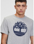 TIMBERLAND Tricou albastru marin / gri amestecat - Pled.ro