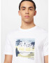 TIMBERLAND Tricou bej deschis / bleumarin / opal / alb - Pled.ro