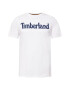 TIMBERLAND Tricou bleumarin / alb - Pled.ro