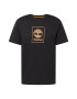 TIMBERLAND Tricou maro caramel / negru - Pled.ro